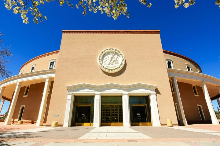 New Mexico state capital building.