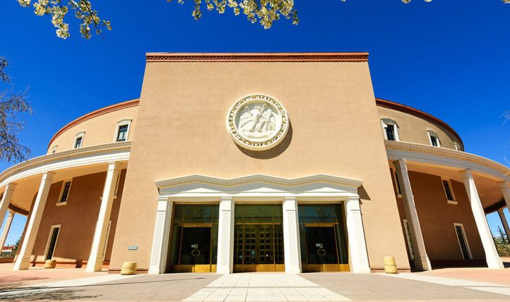 New Mexico state capital building.